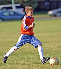 Soccer action